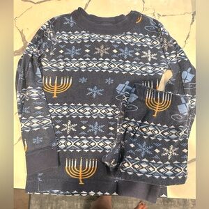 Hannukah Hanna Anderson Pajamas 4T
